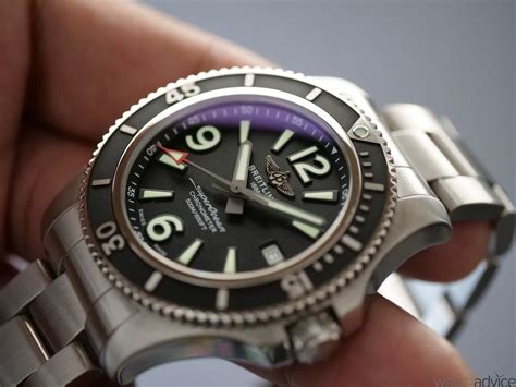 breitling superocean 42 black|breitling superocean 42mm review.